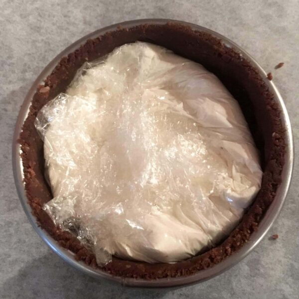 Fond de tartelette recouvert pour la cuisson à blanc