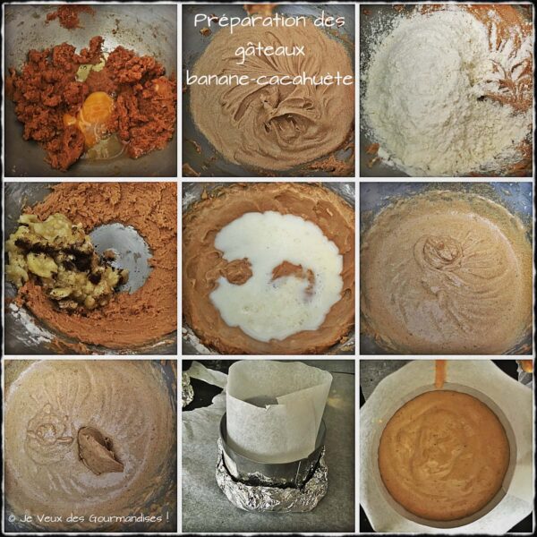 Étapes de préparation de la pâte à gâteau