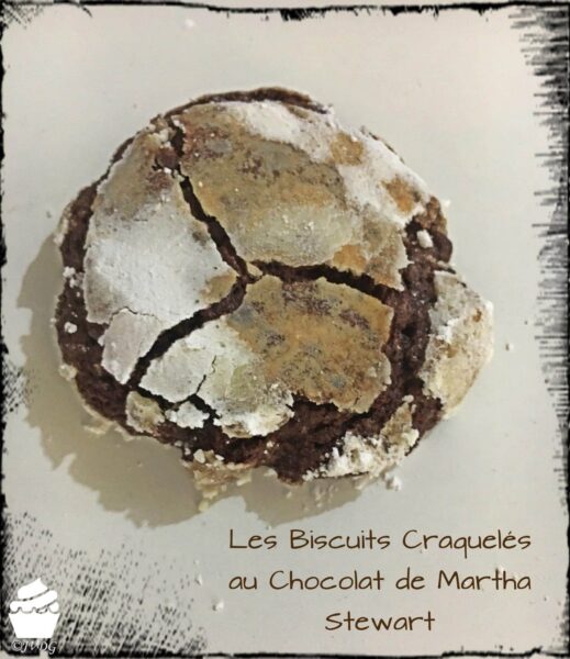 Biscuit au chocolat à la surface craquelée