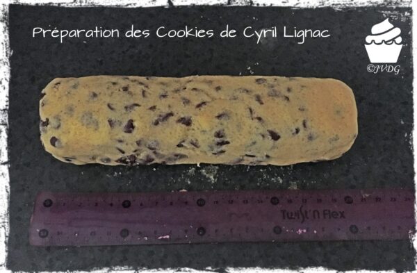 Boudin de pâte à cookies de Cyril Lignac