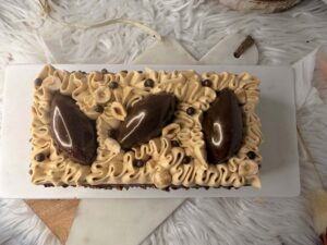 Bûche Sur un air d’été vue du dessus